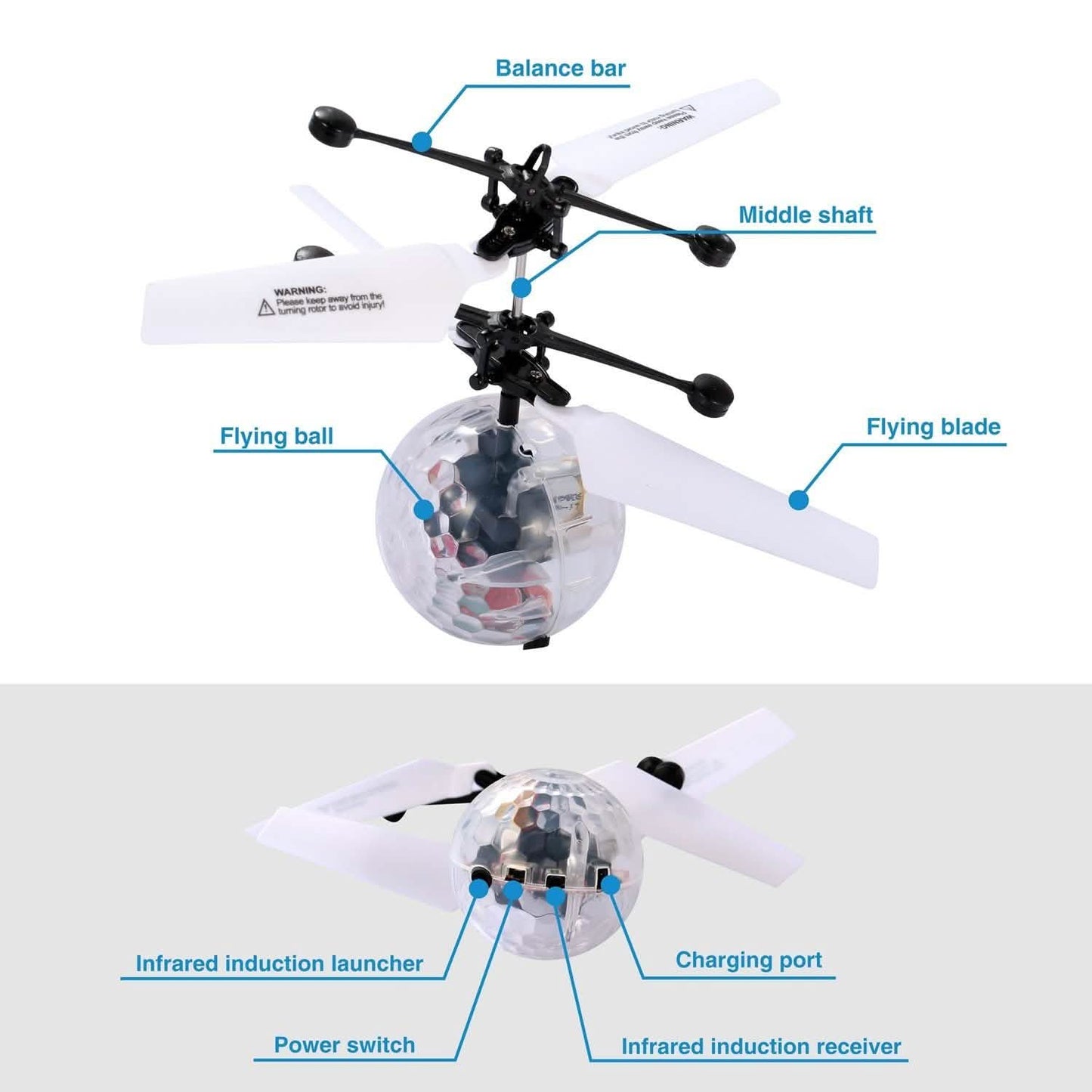 RC Flying Drone Elastic Infrared DailySale