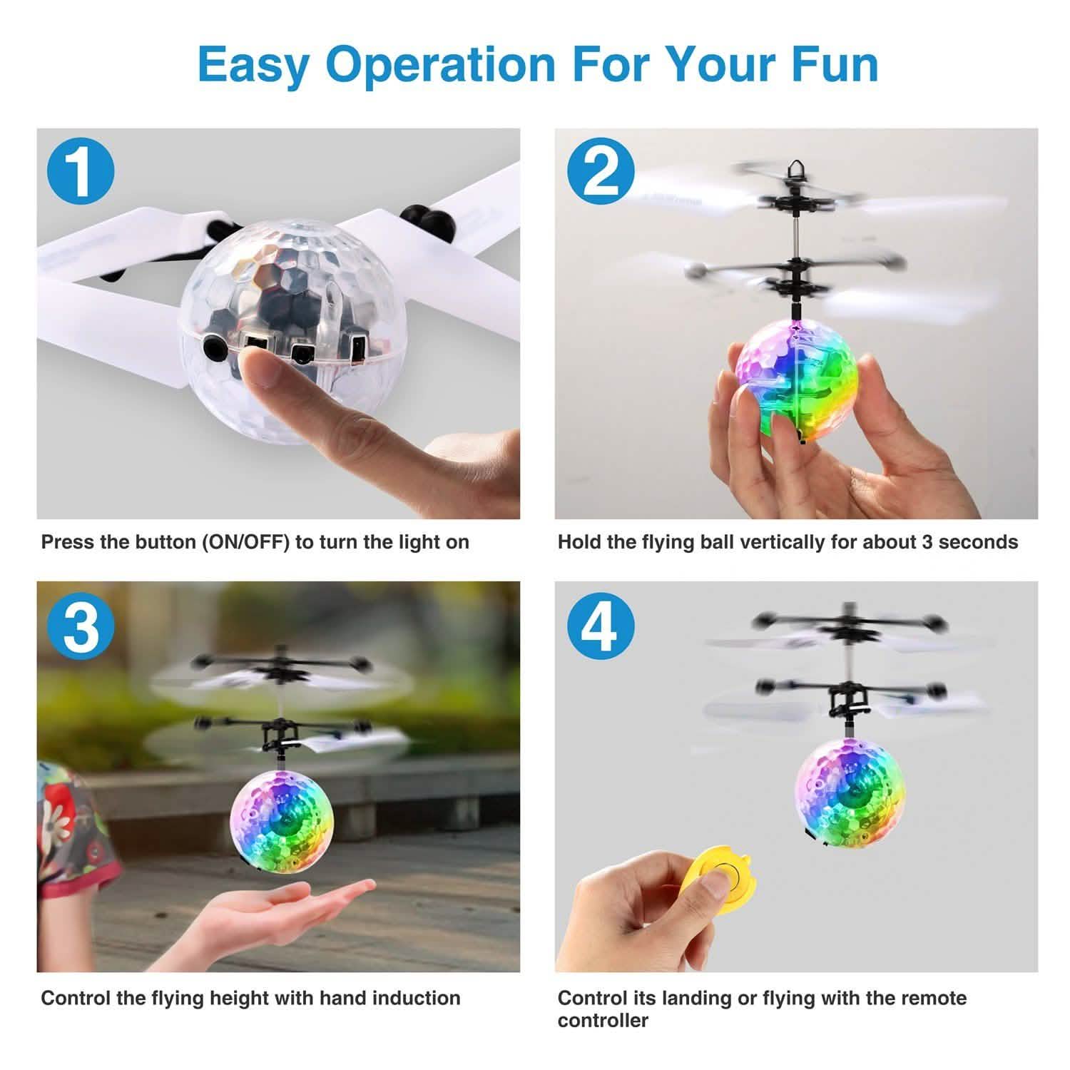 RC Flying Drone Elastic Infrared DailySale
