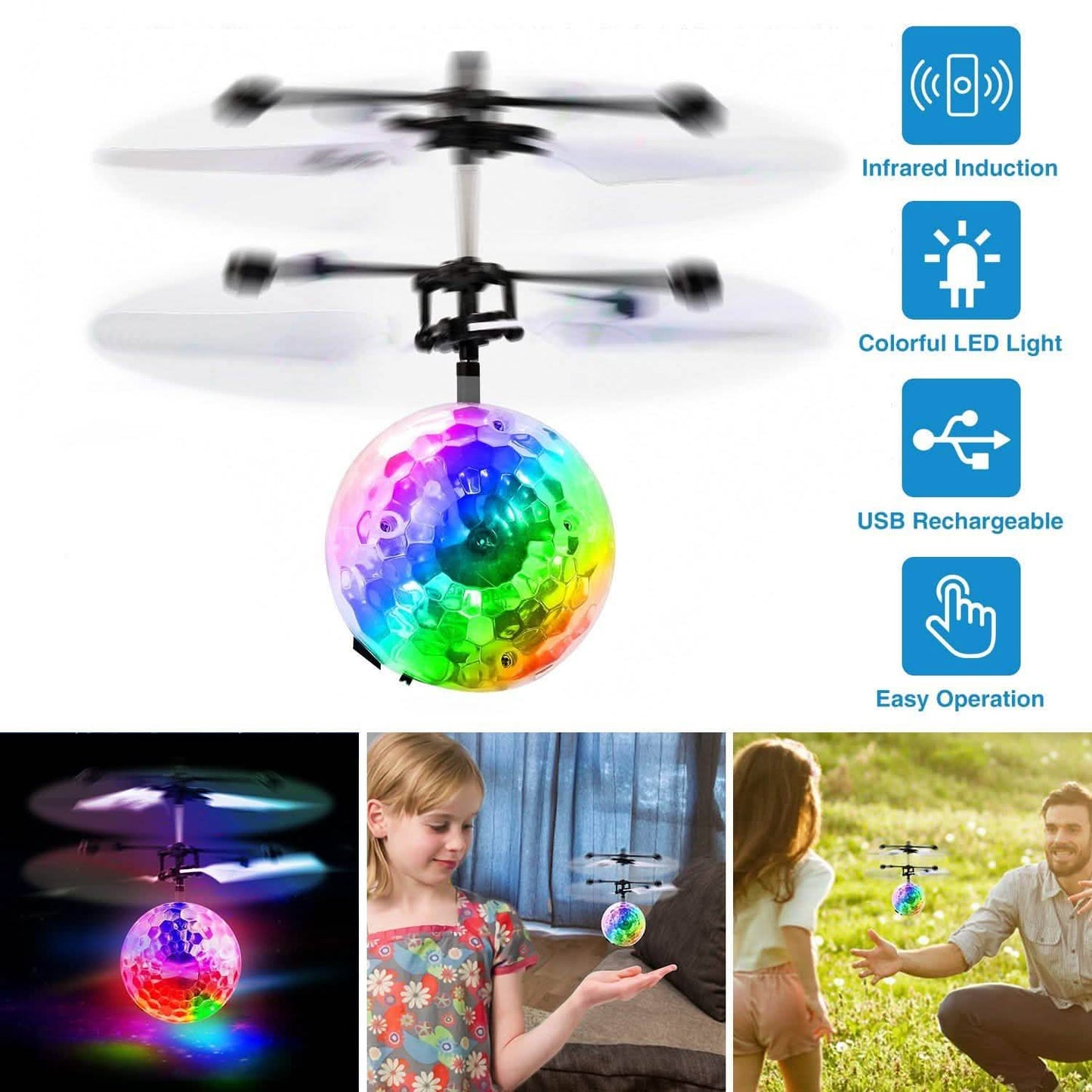RC Flying Drone Elastic Infrared DailySale