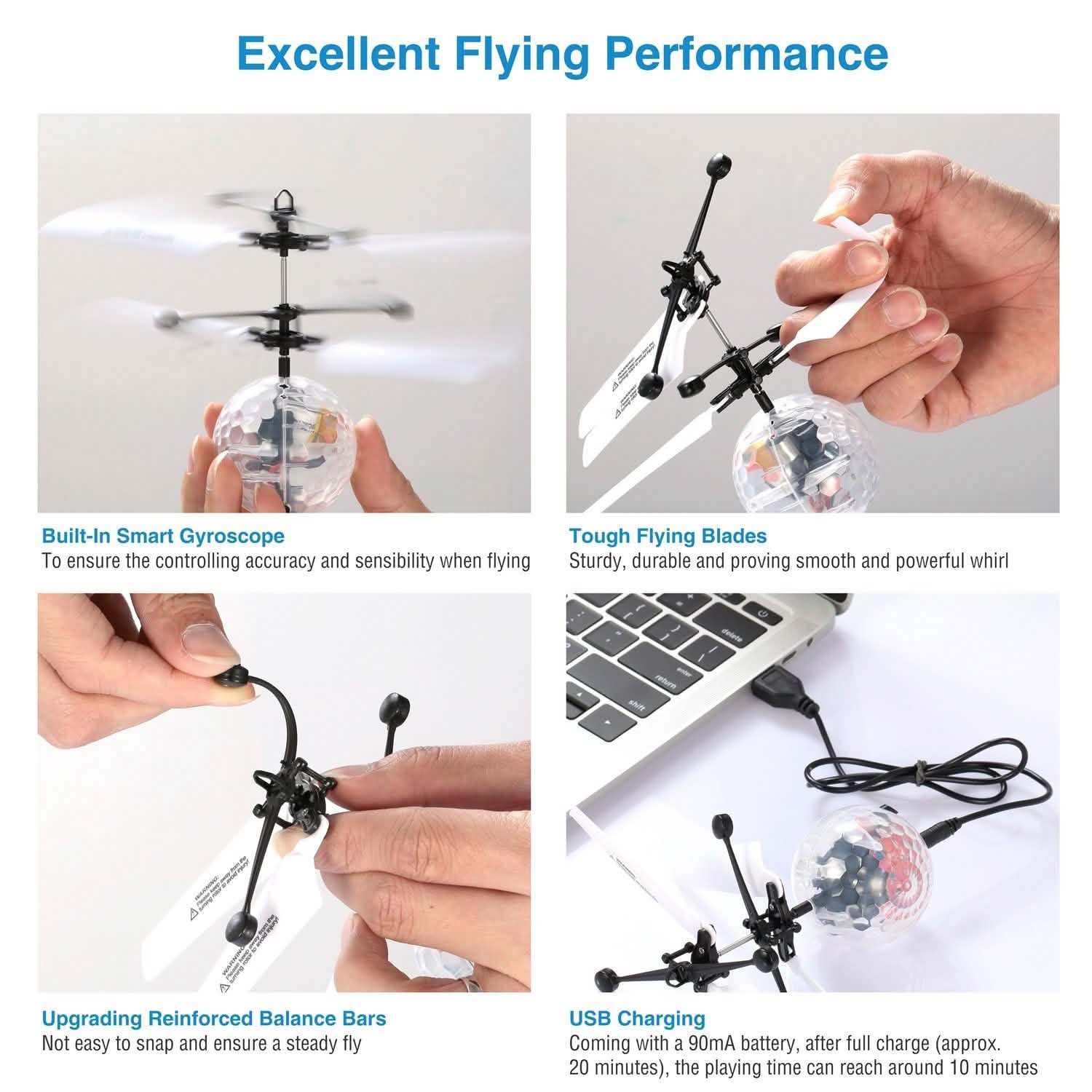RC Flying Drone Elastic Infrared DailySale