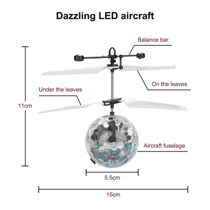RC Flying LED Ball Helicopter Drone DailySale