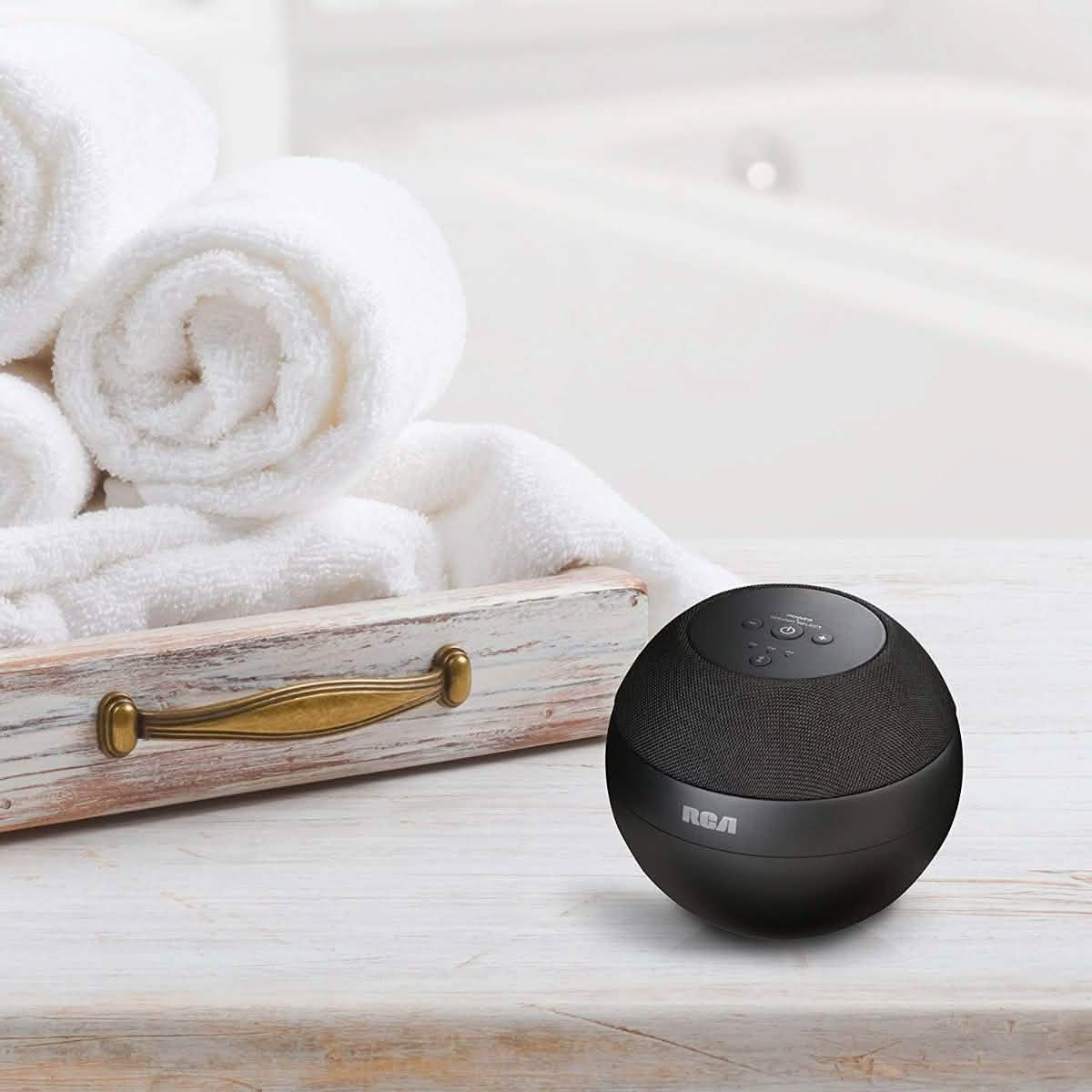 RCA White Noise Machine Sound Soother with 10 Pre-Loaded Sounds DailySale