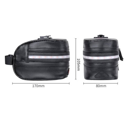 Rear Bike Saddle Bag with LED Light DailySale