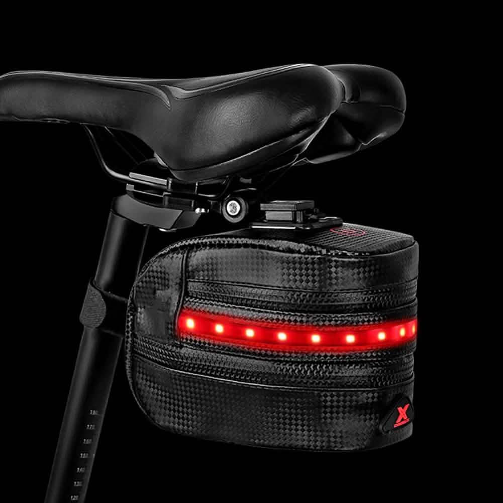 Rear Bike Saddle Bag with LED Light DailySale