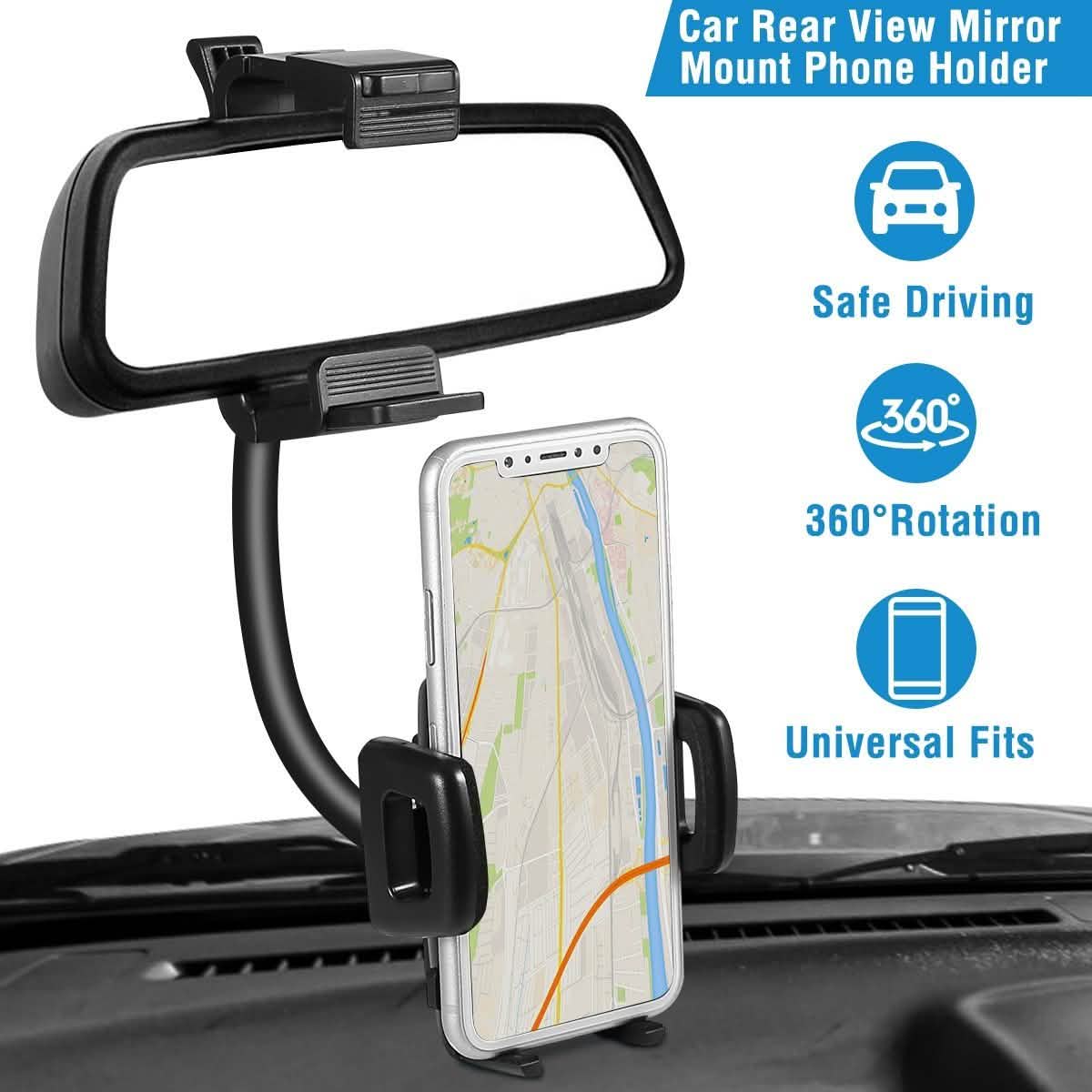 Rear View Mirror Car Mount Holder DailySale