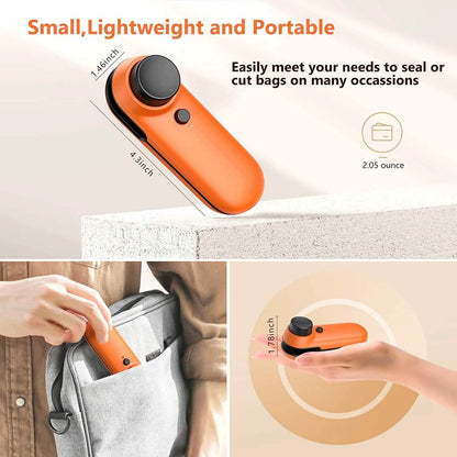 Rechargeable 2-in-1 Bag Mini Heat Sealer DailySale