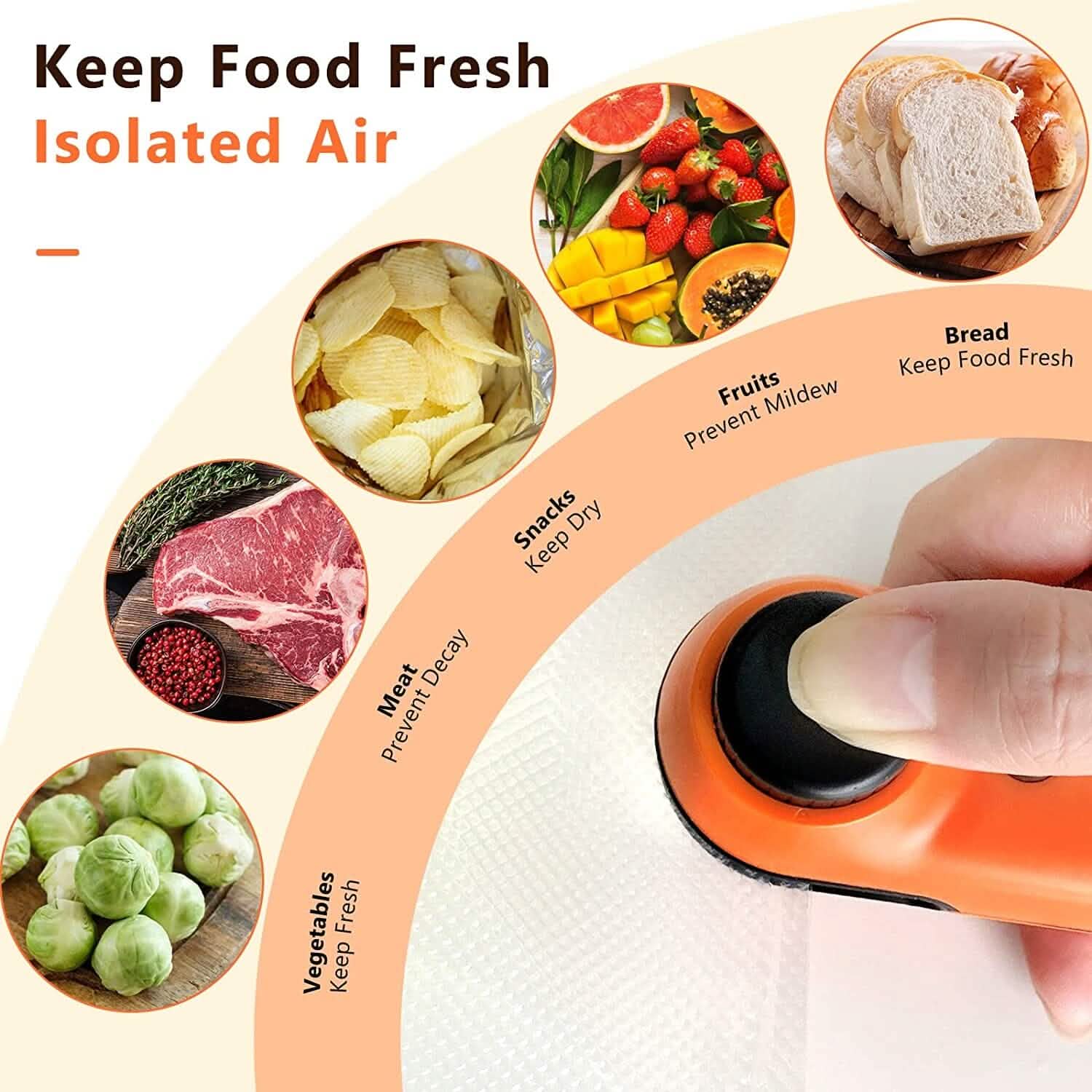 Rechargeable 2-in-1 Bag Mini Heat Sealer DailySale