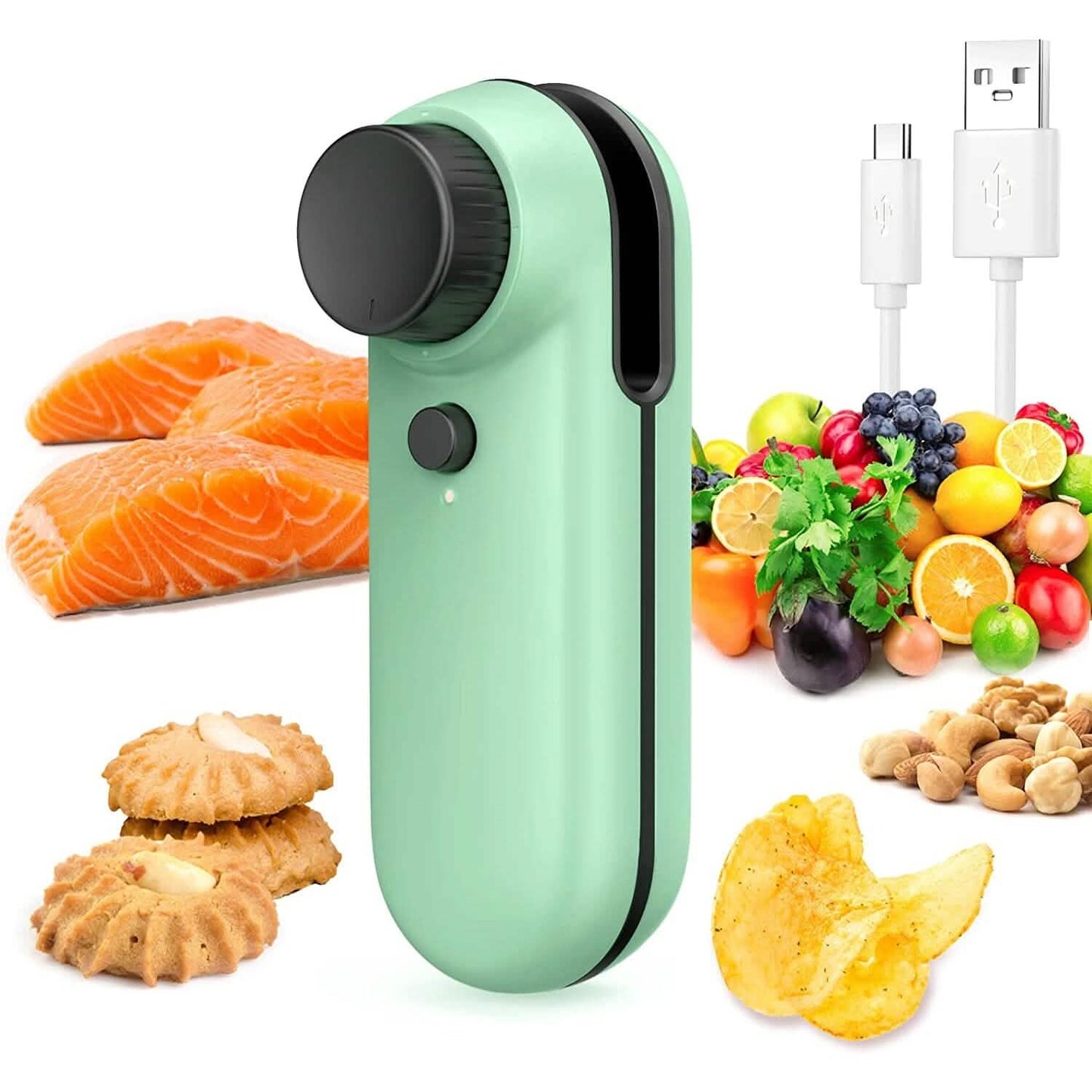 Rechargeable 2-in-1 Bag Mini Heat Sealer DailySale