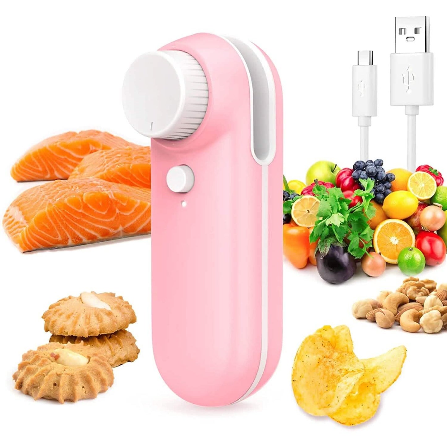 Rechargeable 2-in-1 Bag Mini Heat Sealer DailySale