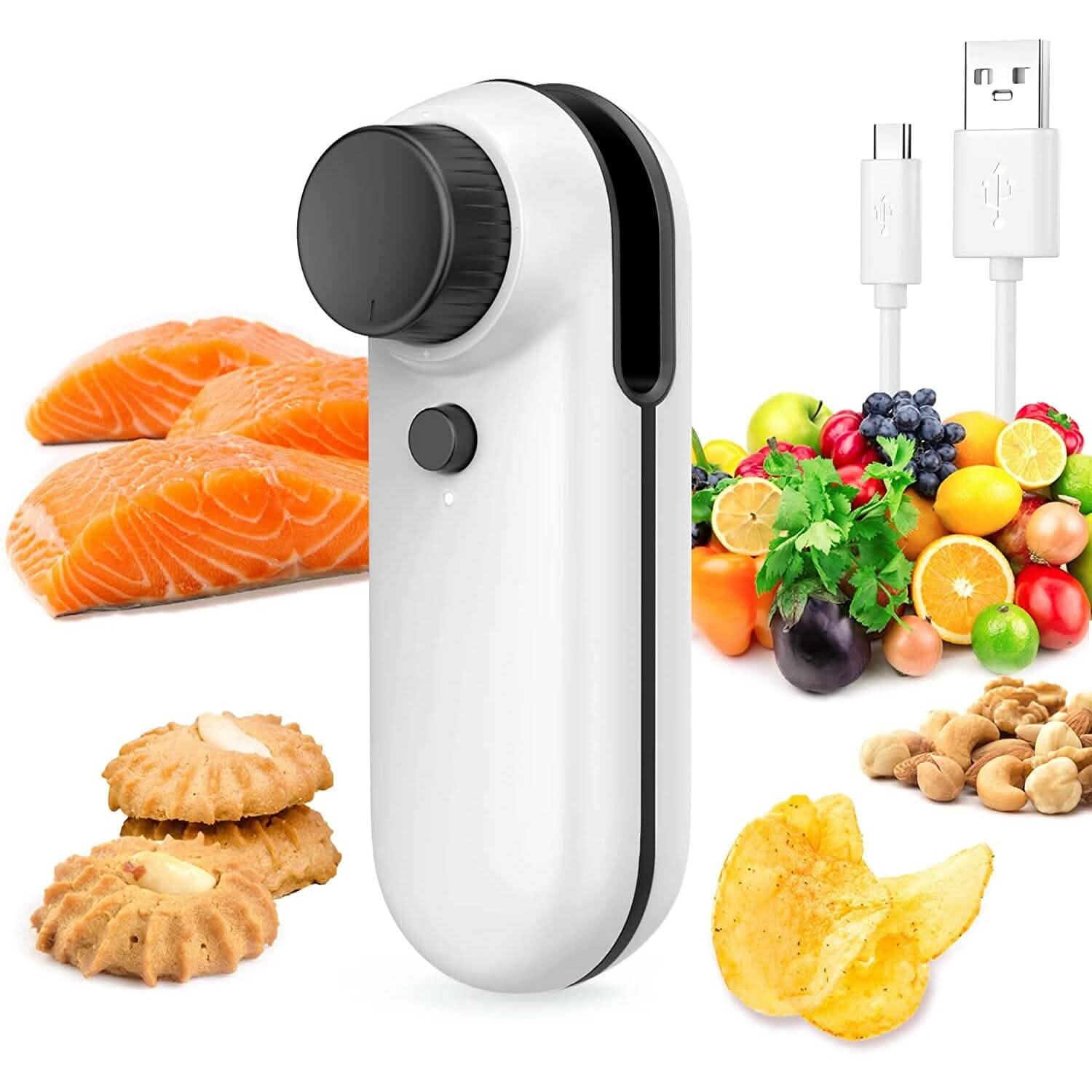 Rechargeable 2-in-1 Bag Mini Heat Sealer DailySale