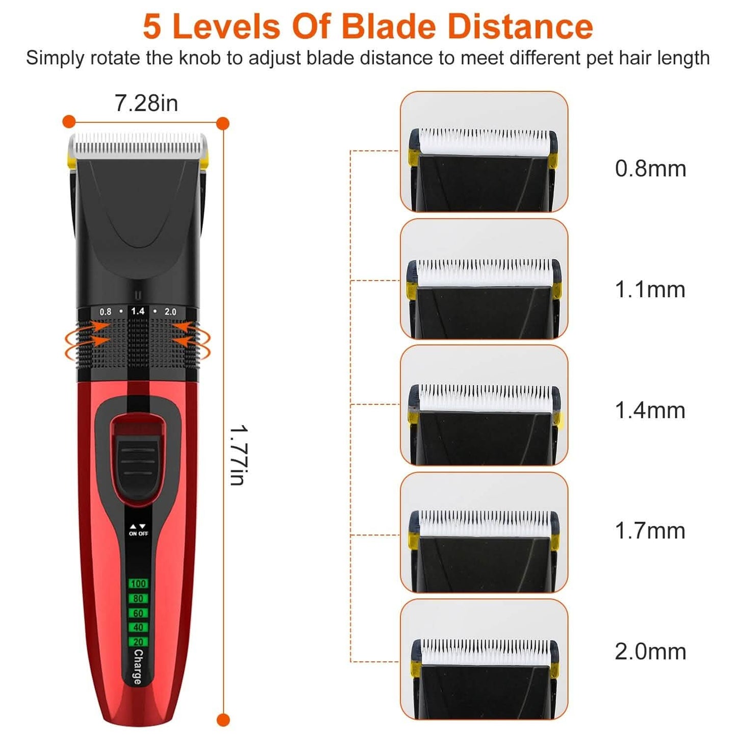 Rechargeable Cordless Pet Grooming Kit DailySale