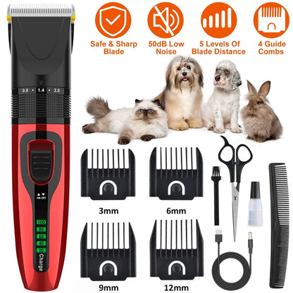Rechargeable Cordless Pet Grooming Kit DailySale