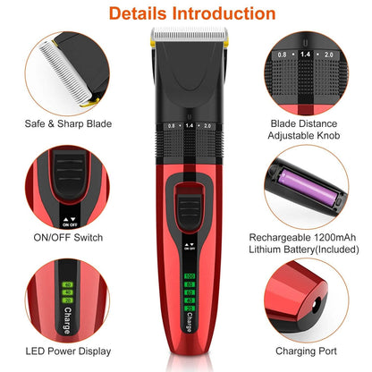 Rechargeable Cordless Pet Grooming Kit DailySale