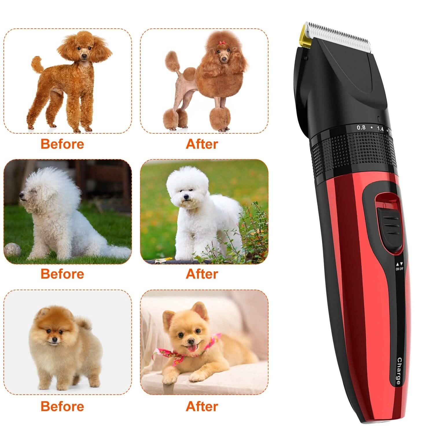 Rechargeable Cordless Pet Grooming Kit DailySale