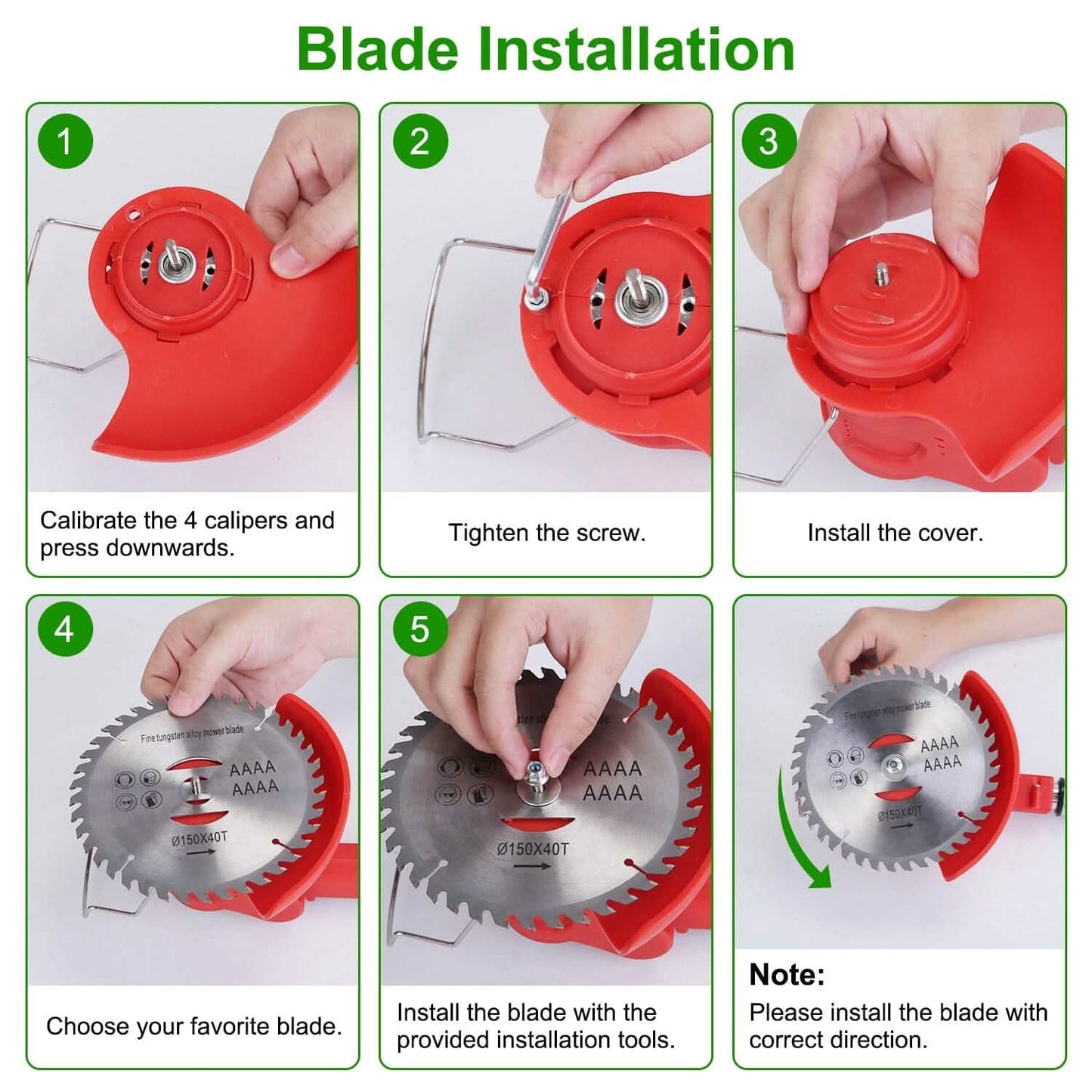 Rechargeable Electric Cordless Grass Trimmer with Alloy Saw Blade DailySale