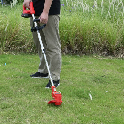 Rechargeable Electric Cordless Grass Trimmer with Alloy Saw Blade DailySale