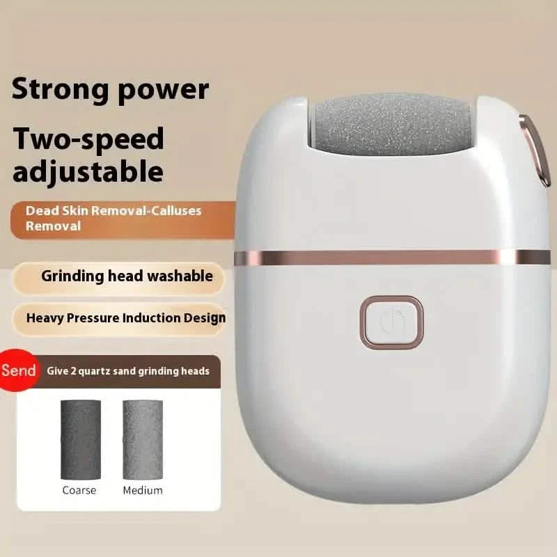 Rechargeable Electric Foot Grinder - Three Replaceable Grinding Heads DailySale