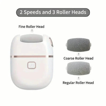 Rechargeable Electric Foot Grinder - Three Replaceable Grinding Heads DailySale