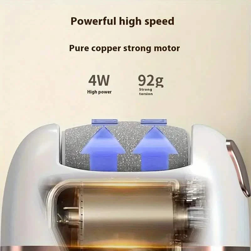 Rechargeable Electric Foot Grinder - Three Replaceable Grinding Heads DailySale