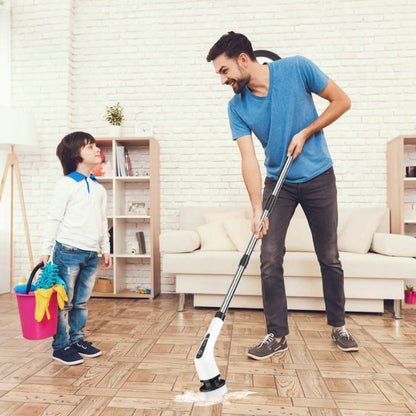 Rechargeable Electric Spin Scrubber 8 Brush Replaceable Heads 2 Speed DailySale