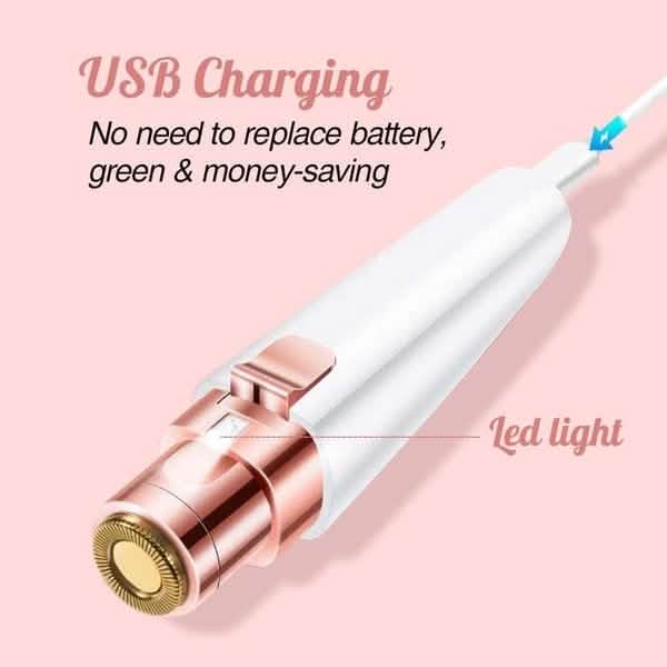 Rechargeable Facial Hair Remover and Eyebrow Trimmer DailySale