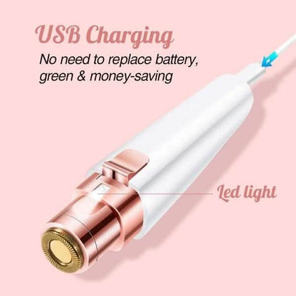 Rechargeable Facial Hair Remover and Eyebrow Trimmer DailySale