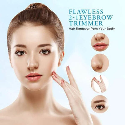Rechargeable Facial Hair Remover and Eyebrow Trimmer DailySale