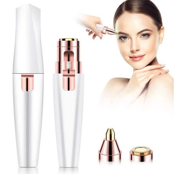 Rechargeable Facial Hair Remover and Eyebrow Trimmer DailySale