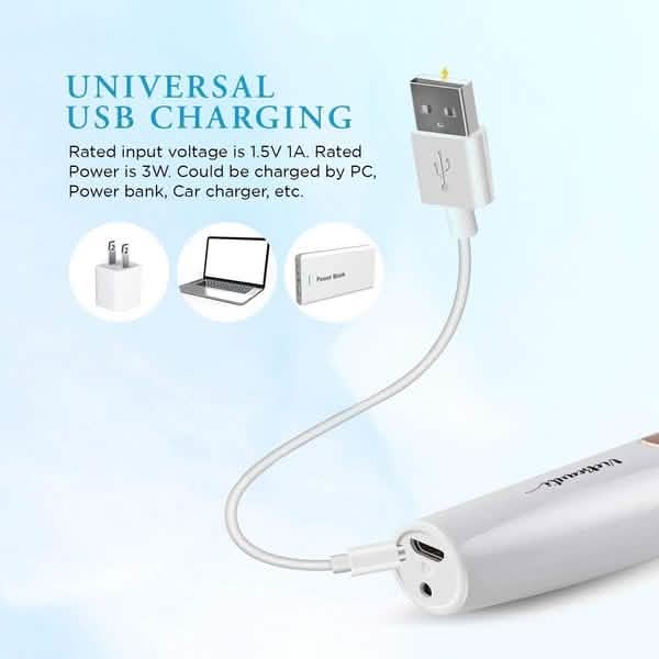 Rechargeable Facial Hair Remover and Eyebrow Trimmer DailySale