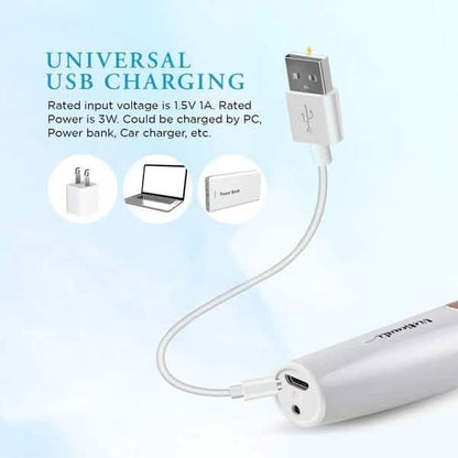 Rechargeable Facial Hair Remover and Eyebrow Trimmer DailySale