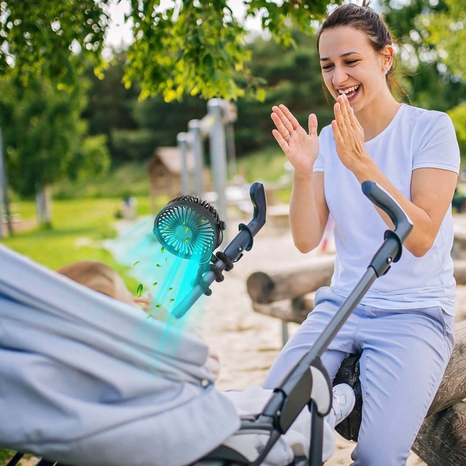 Rechargeable Handheld Fan with Flexible Tripod DailySale