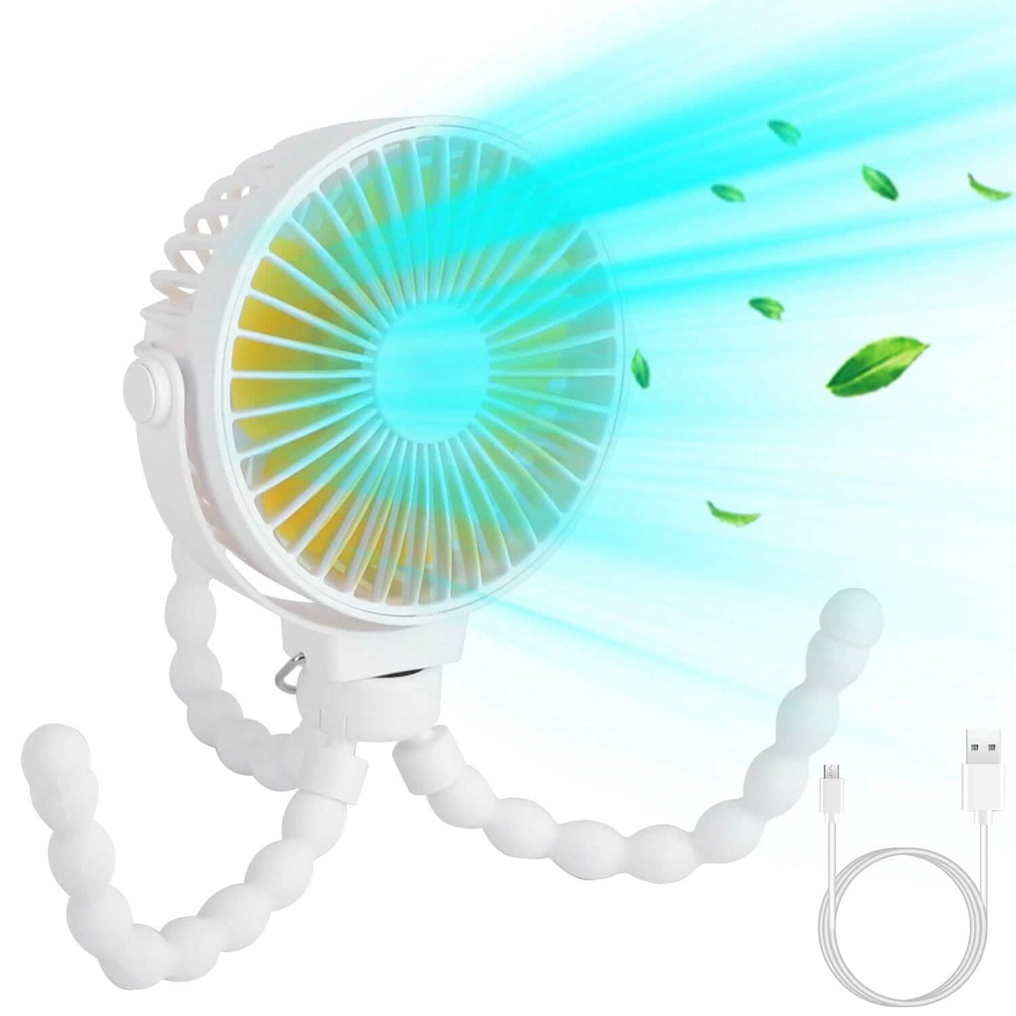 Rechargeable Handheld Fan with Flexible Tripod DailySale