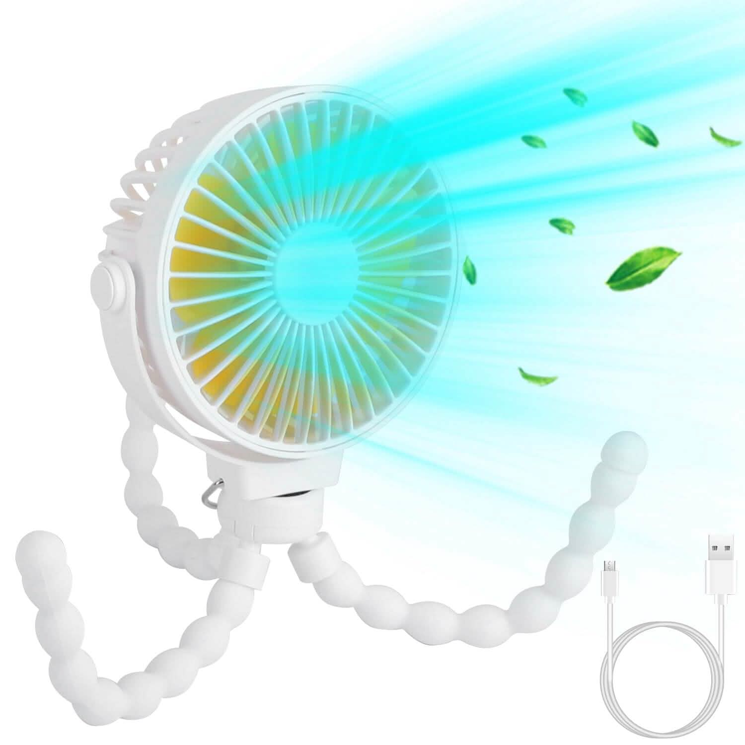 Rechargeable Handheld Fan with Flexible Tripod DailySale