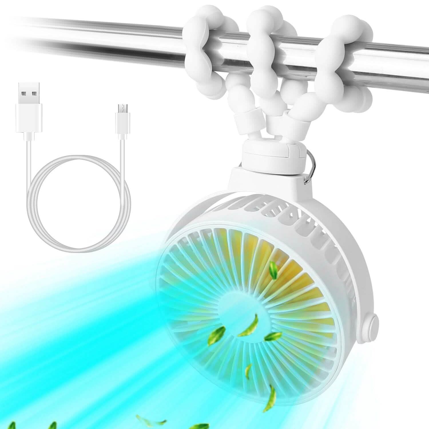 Rechargeable Handheld Fan with Flexible Tripod DailySale