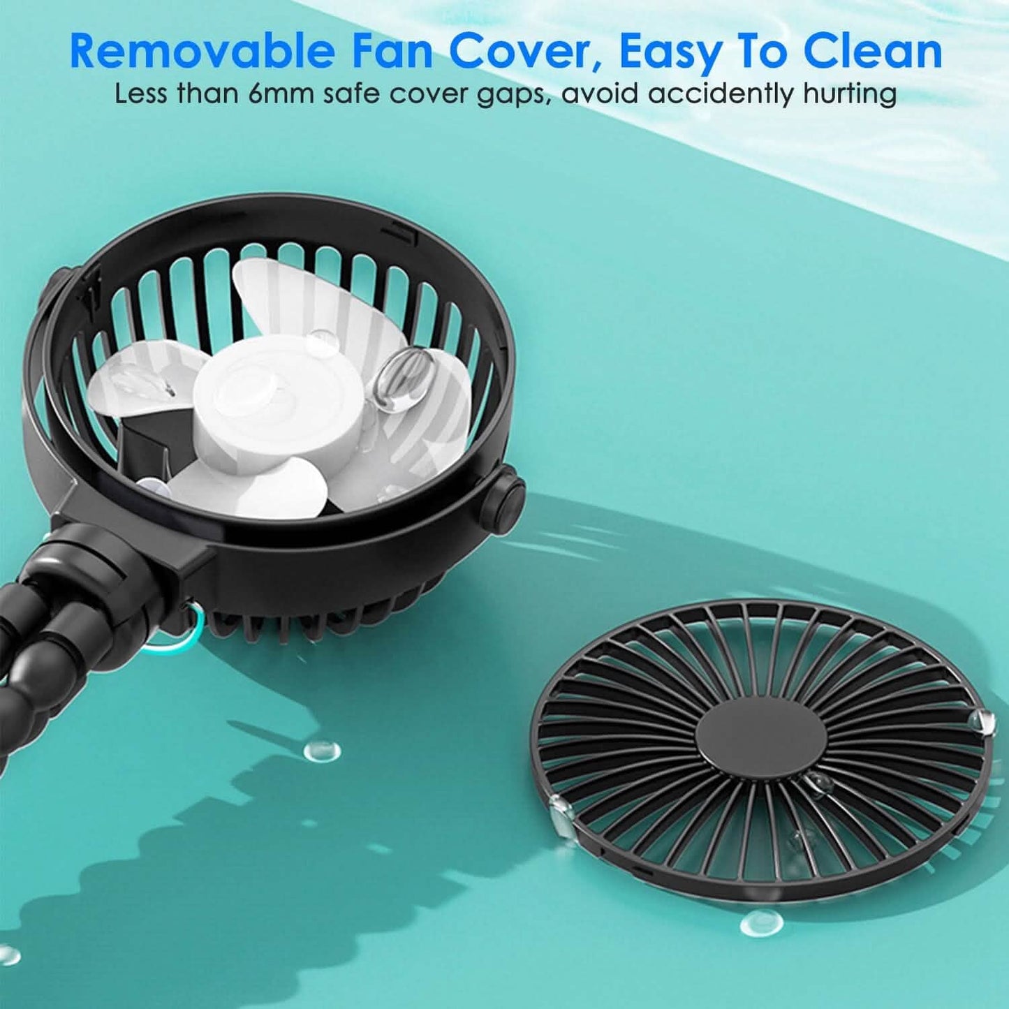 Rechargeable Handheld Fan with Flexible Tripod DailySale
