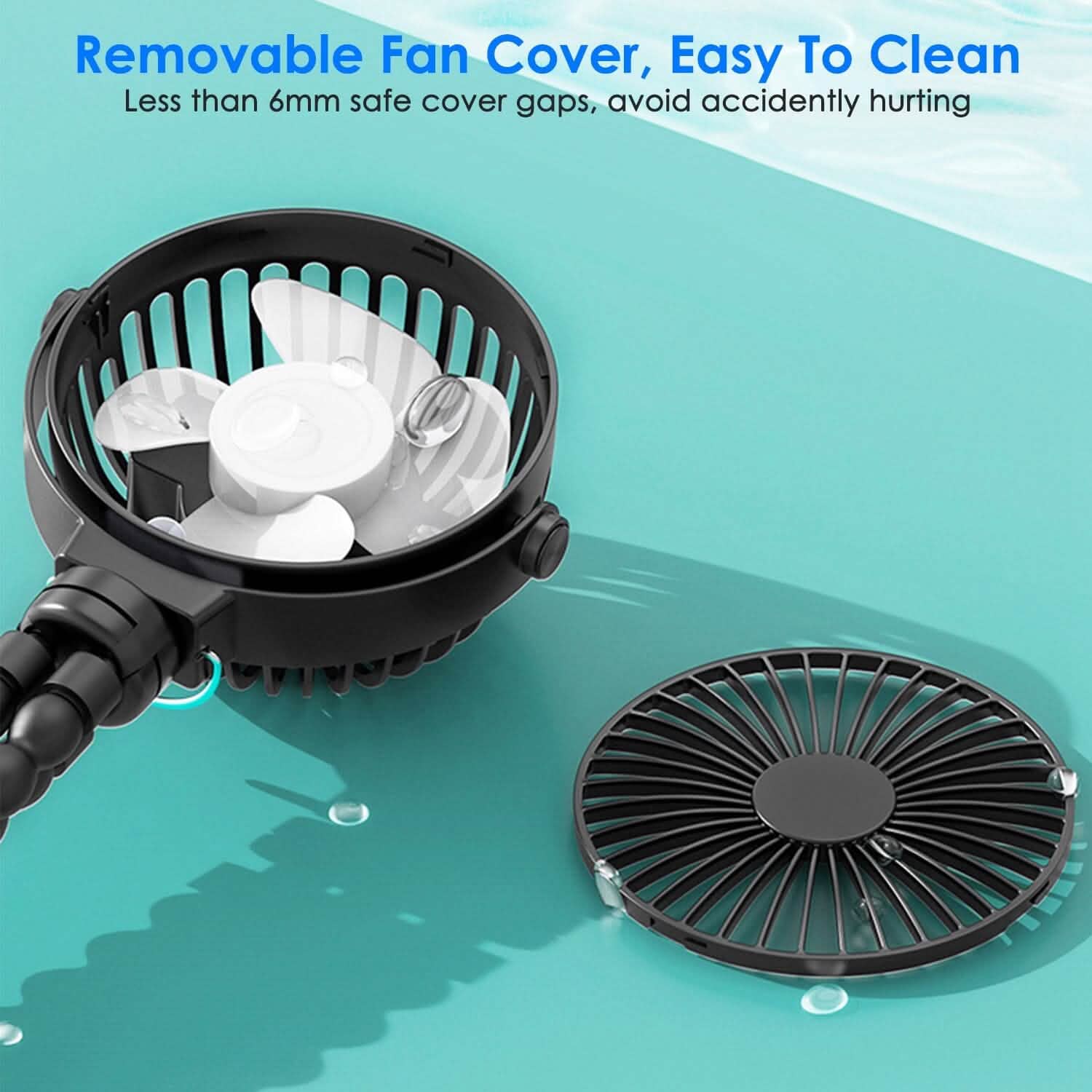Rechargeable Handheld Fan with Flexible Tripod DailySale