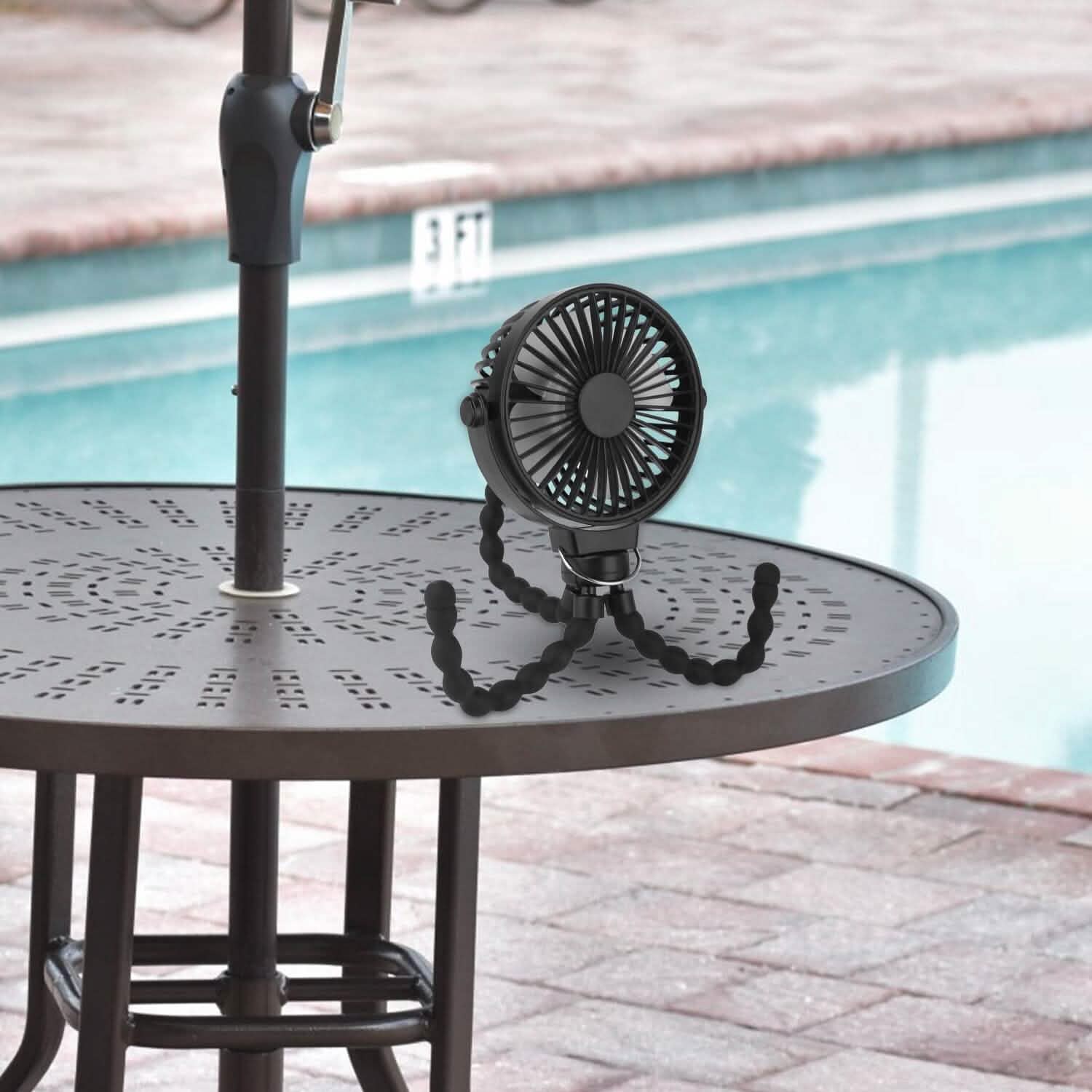 Rechargeable Handheld Fan with Flexible Tripod DailySale