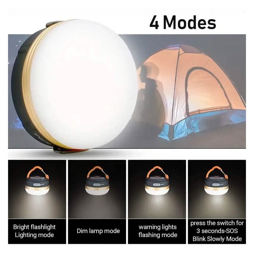 Rechargeable LED Camping Lantern with Magnet Base DailySale