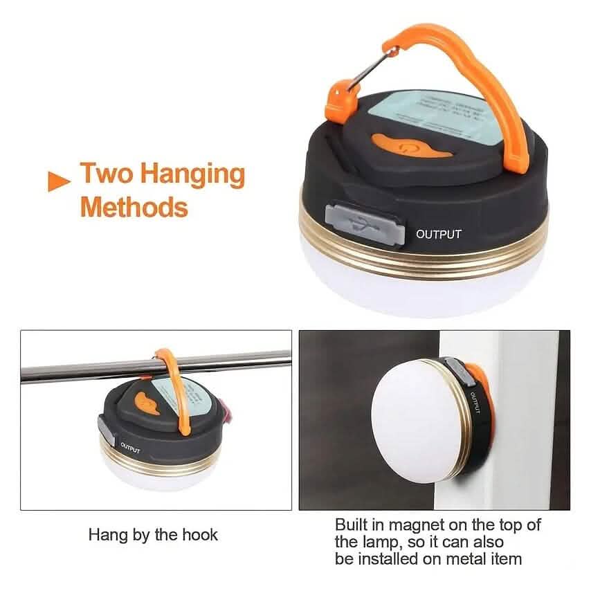 Rechargeable LED Camping Lantern with Magnet Base DailySale