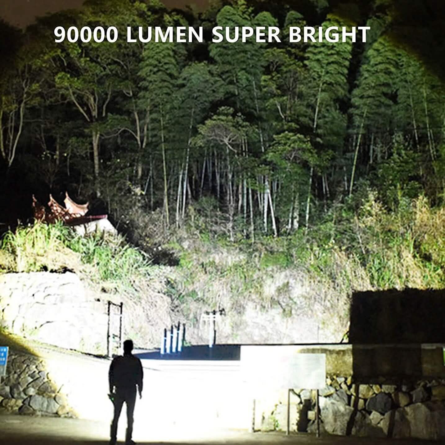 Rechargeable LED Flashlights 90000 Lumens DailySale