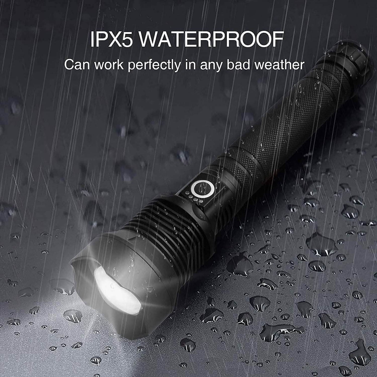 Rechargeable LED Flashlights 90000 Lumens DailySale