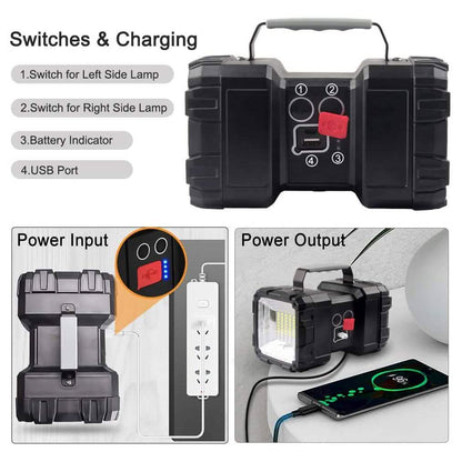 Rechargeable LED Spotlight Flashlight DailySale