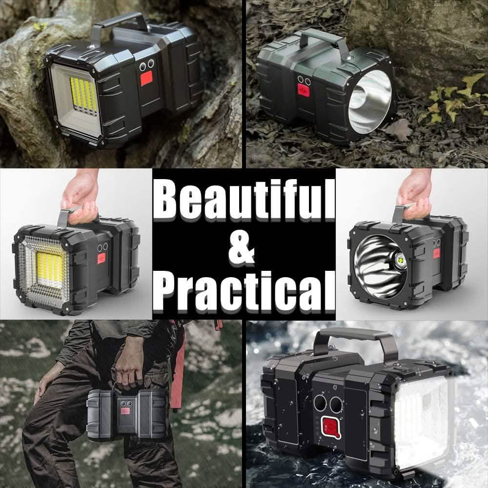 Rechargeable LED Spotlight Flashlight DailySale