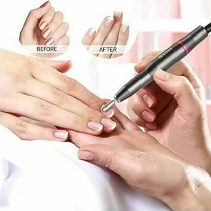 Rechargeable Nail Drill Kit with 2000mAh Phone Power Bank DailySale