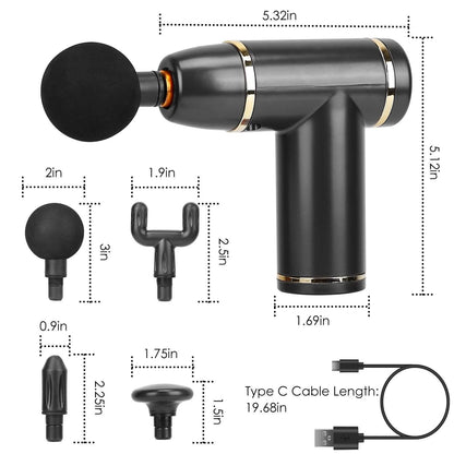 Rechargeable Percussion Massage Gun DailySale