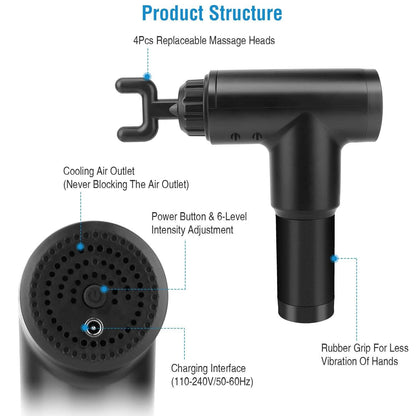 Rechargeable Percussion Massage Gun DailySale
