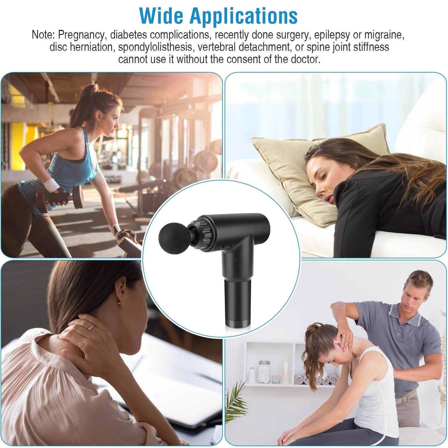 Rechargeable Percussion Massage Gun DailySale