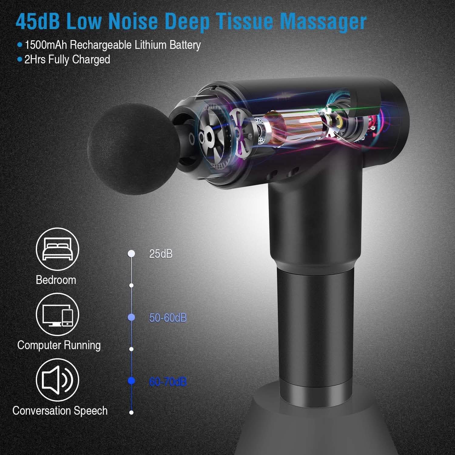 Rechargeable Percussion Massage Gun DailySale