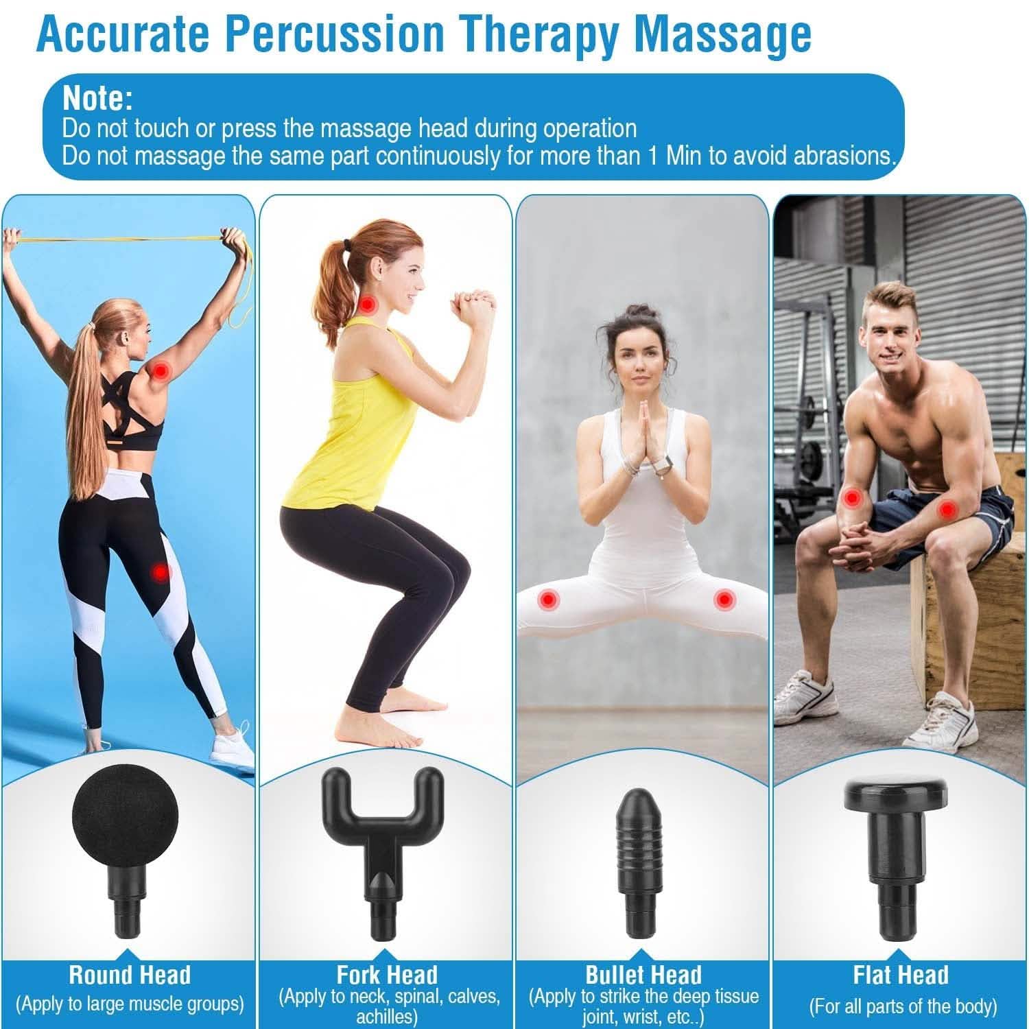 Rechargeable Percussion Massage Gun DailySale