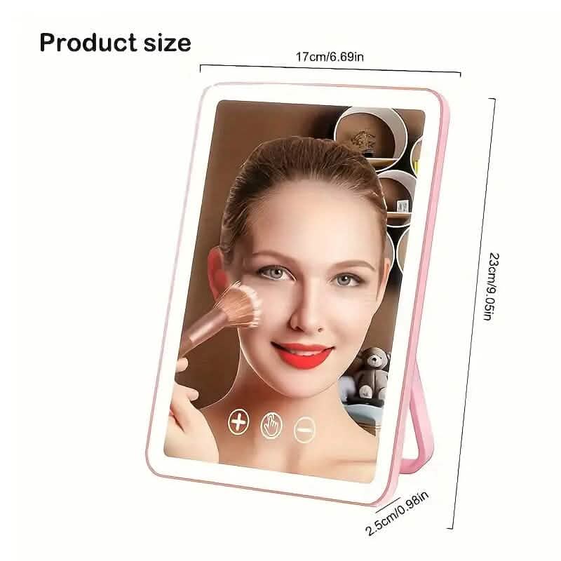 Rechargeable Travel Makeup Mirror with Led Lights DailySale